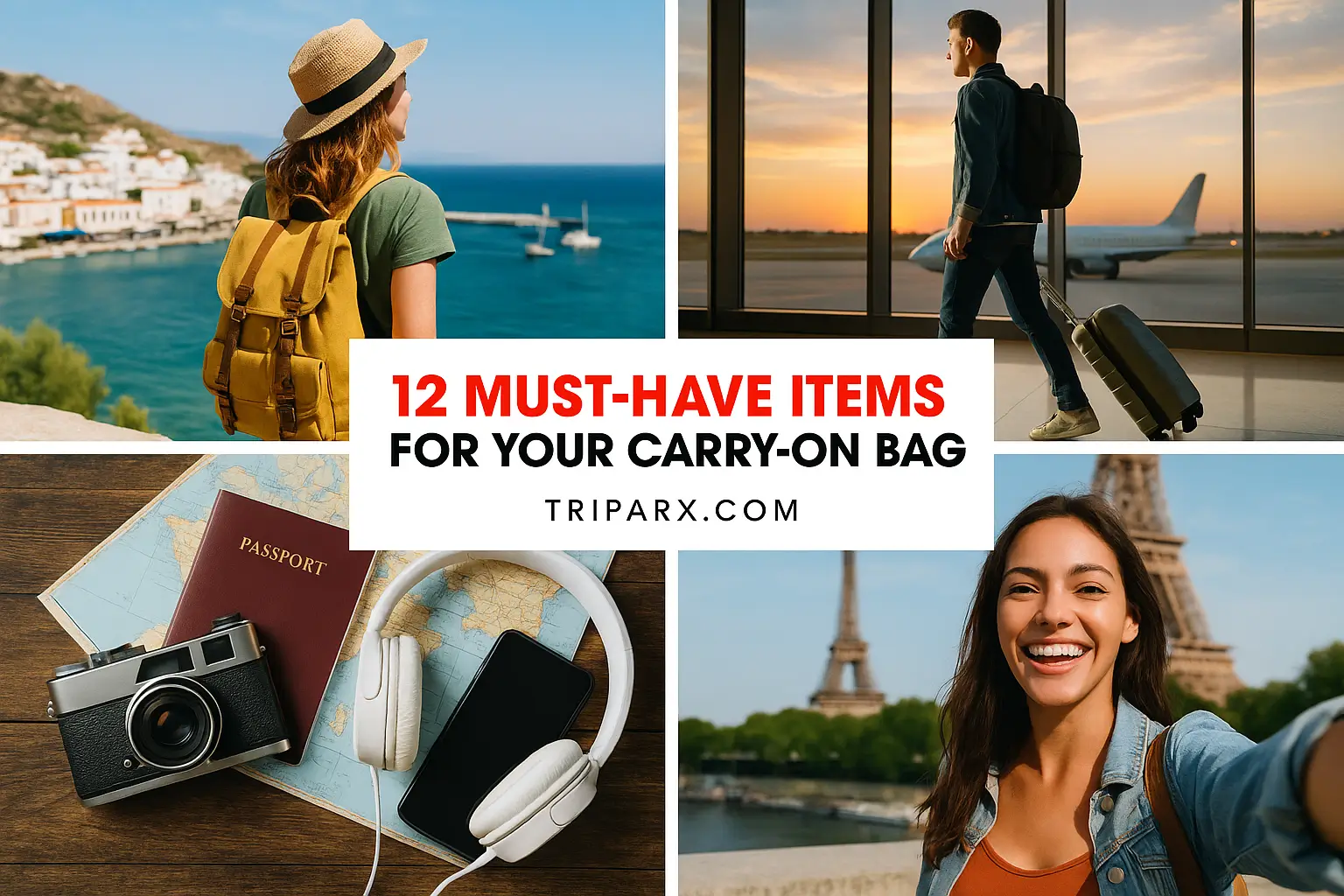 12 Must-Have Items for Your Carry-On Bag