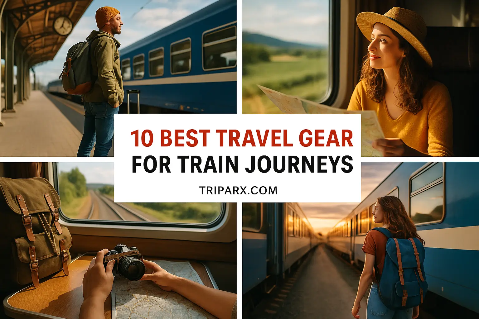 10 Best Travel Gear for Train Journeys