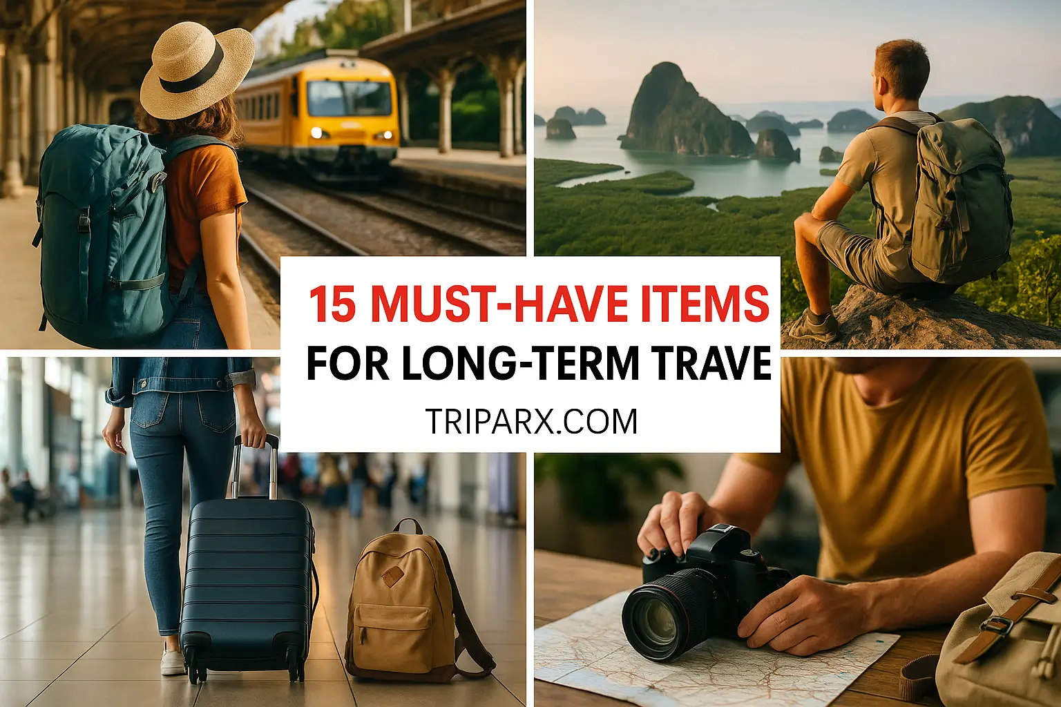 15 Must-Have Items for Long-Term Travel