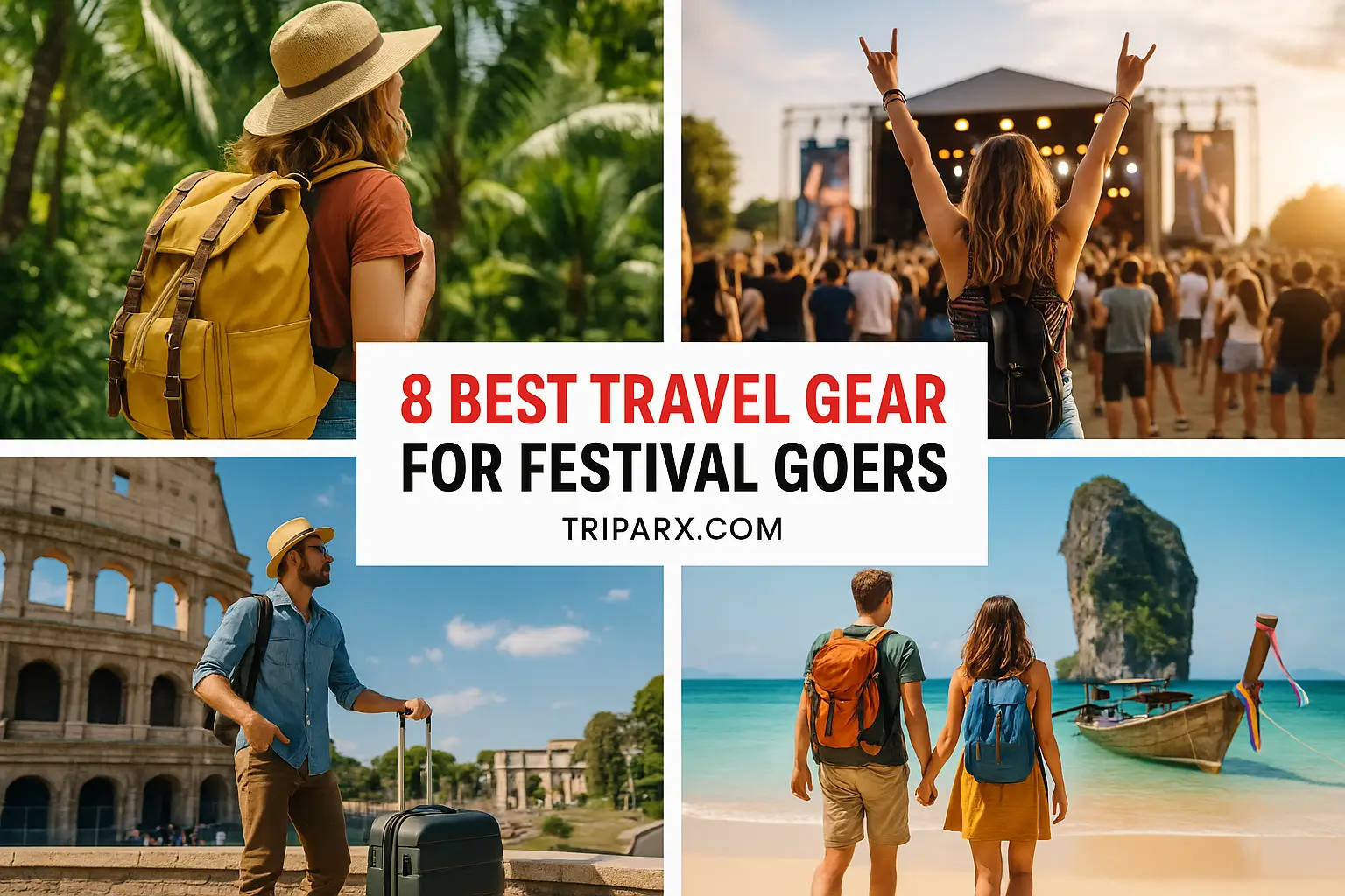 8 Best Travel Gear for Festival Goers