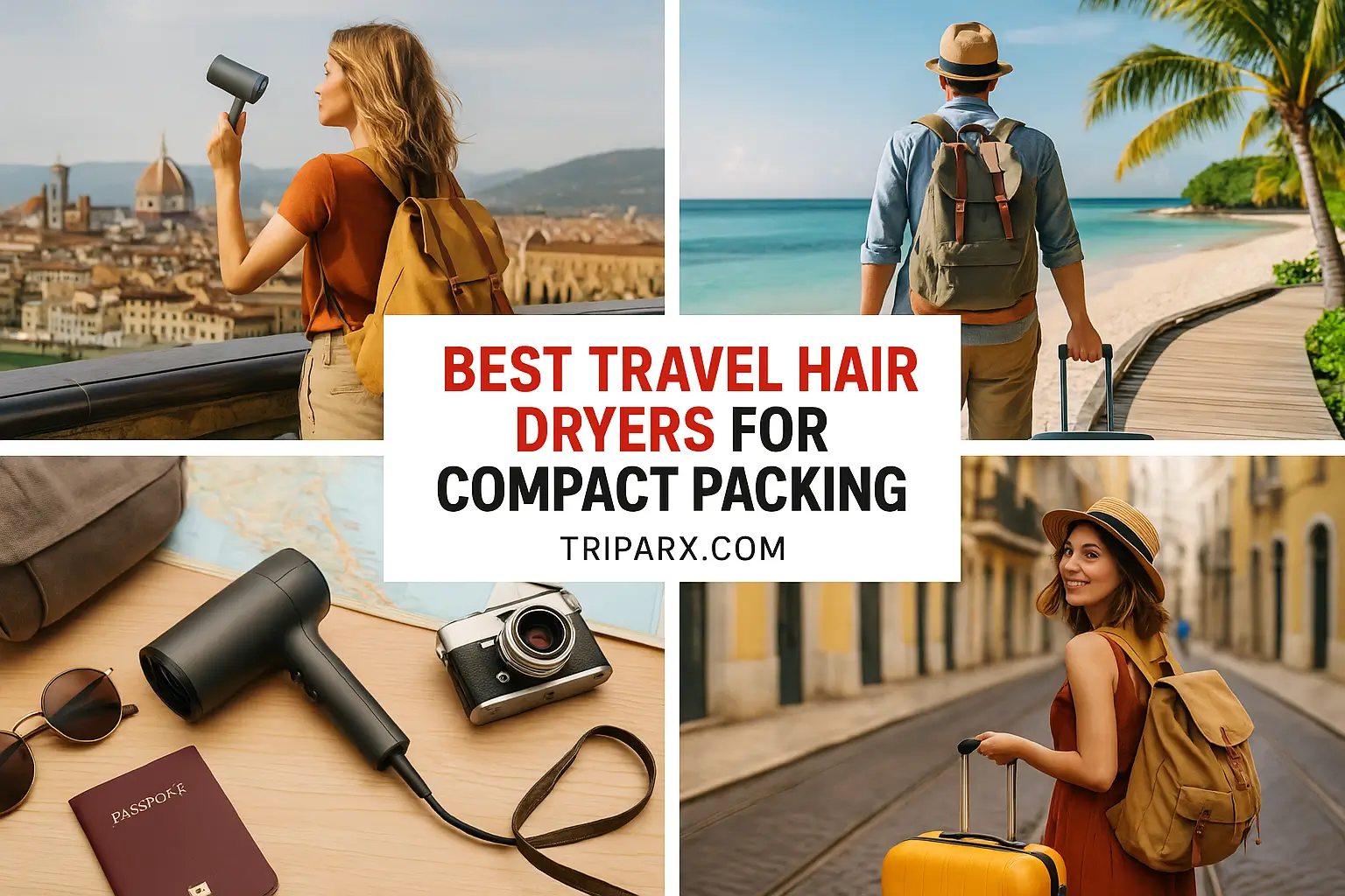 Best Travel Hair Dryers for Compact Packing