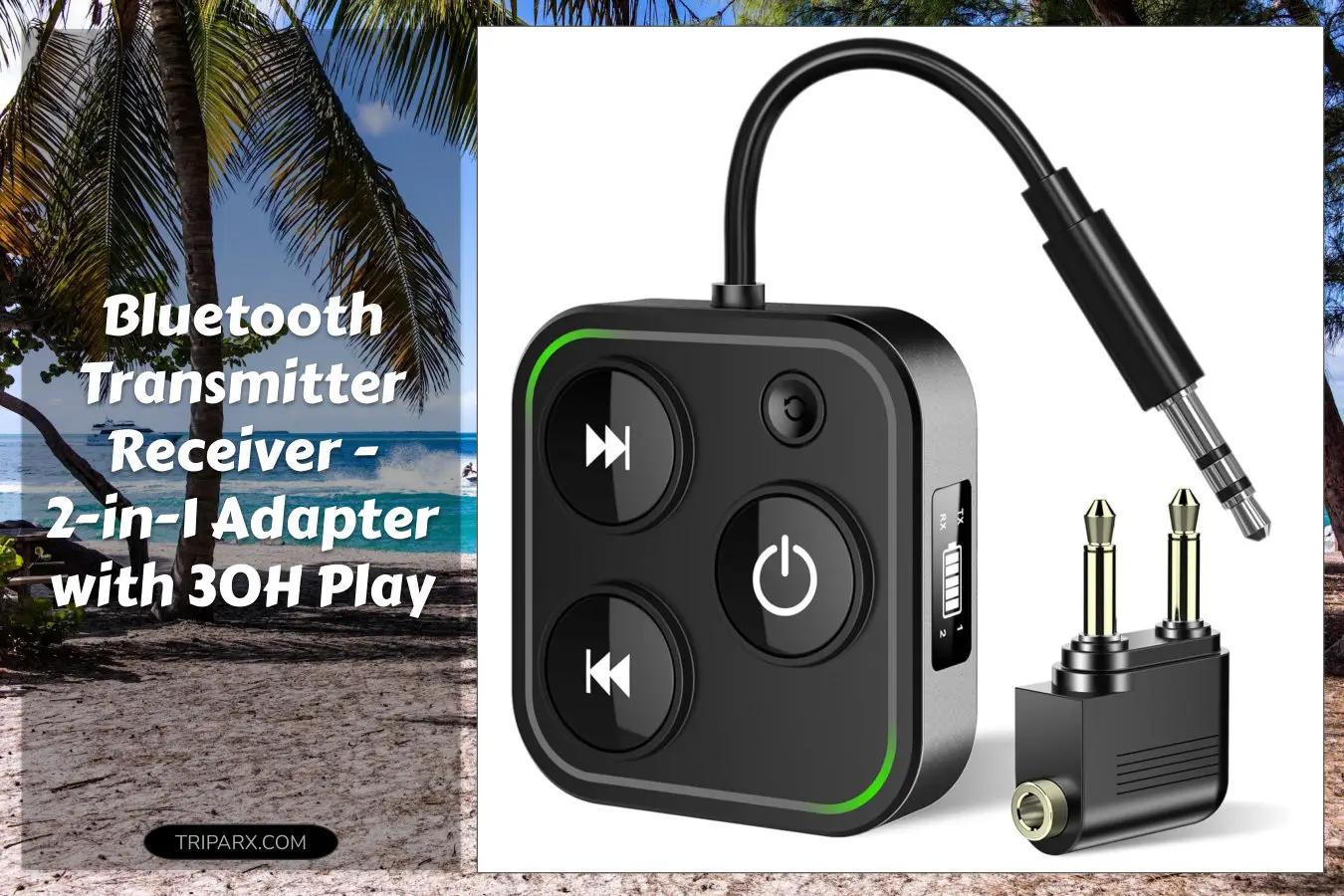 2025-Pro-Bluetooth-5-4-Transmitter-Receiver-2-in-1-Wireless-Audio-Adapter-for-Airplane-TV-PC-Gym-Dual-Link-Headphone-Low-Latency-Battery-Display-Built-in-Mic-30H-Playtime-Aviation-Metal-Frame
