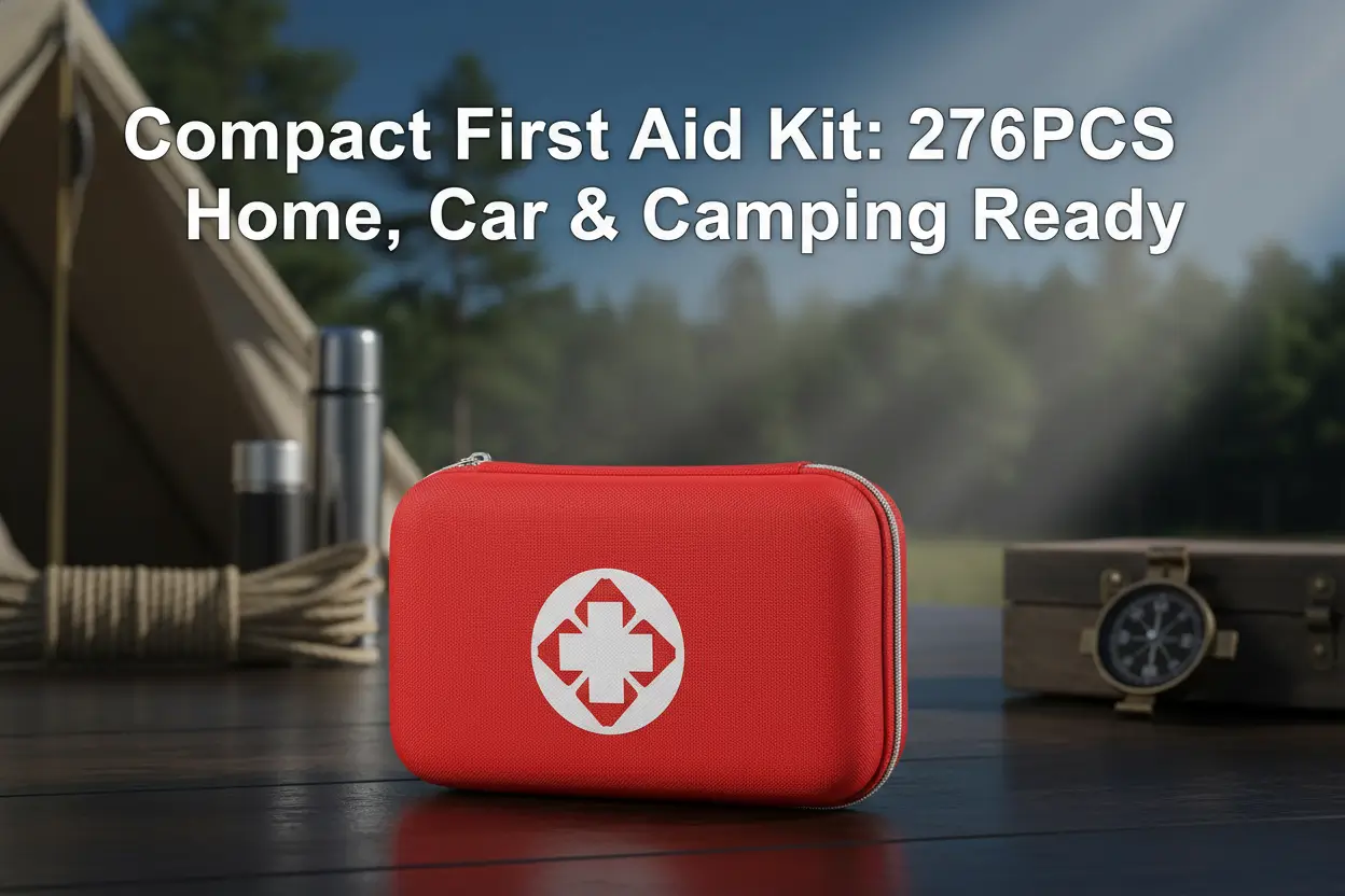 276PCS_First_Aid_Kit_Home_Car_Camping_Hiking_Emergency_Supplies_Small_Compact_Lovely_Bag_for_School_Outdoor_Basic_Outdoor_Essentials_Survival_Kit_for_Travel_AMORNING