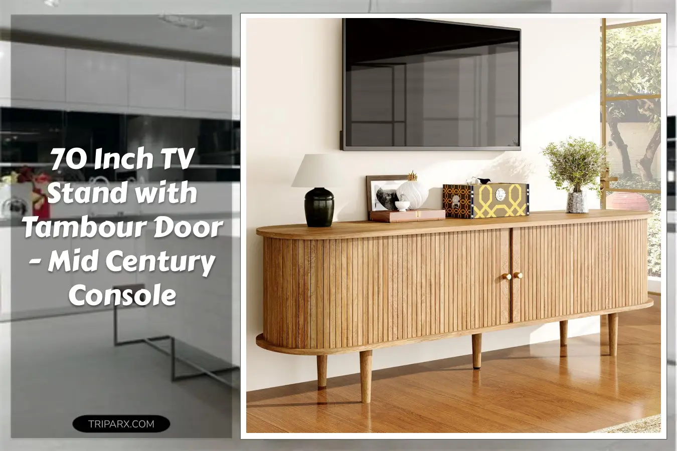 70-TV-Stand-with-Tambour-Door-Mid-Century-Modern-TV-Console-with-Solid-Wood-Legs-for-TVs-up-to-80-Fluted-Entertainment-Center-with-Dust-Proof-Storage-for-Living-Room-Natural-Oak