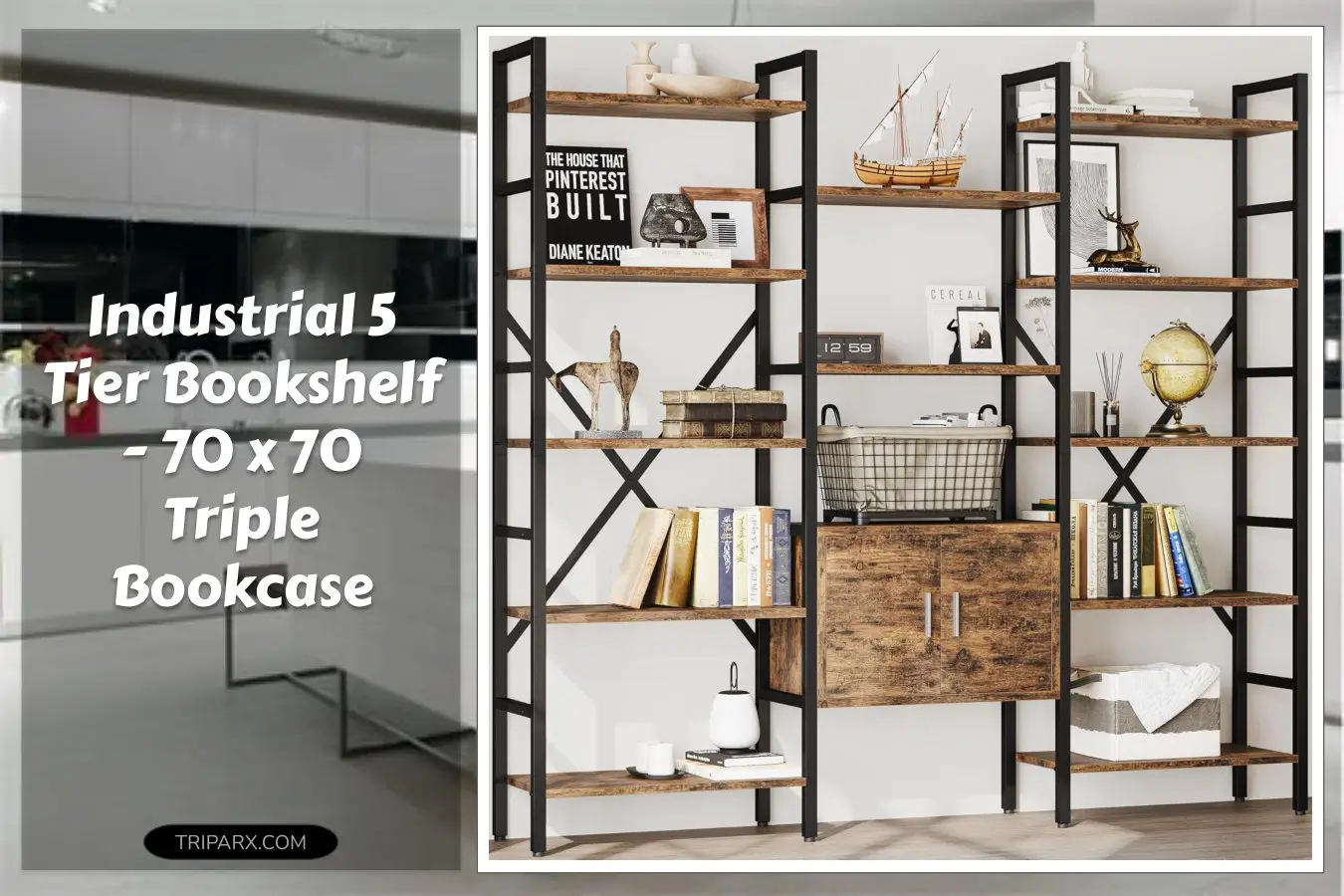 70x70-Triple-5-Tier-Book-Shelf-Industrial-Large-Bookcase-with-Storage-Cabinet-Tall-Bookshelf-with-14-Open-Display-Shelves-Metal-Frame-Furniture-for-Living-Room-Bedroom-Home-Office-Rustic-Brown