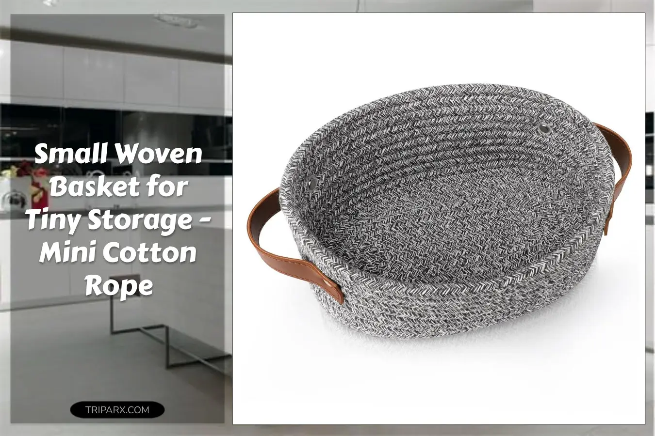 ABenkle_Small_Woven_Basket_Mini_Cotton_Rope_Storage_Basket_Tiny_Easter_Basket_Shelf_Basket_Oval_Decorative_Toy_Dog_Cat_Basket_for_Nursery_Empty_Gift_Basket_9.4_x_5.9_x_3.9_XS