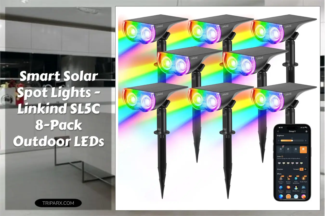Linkind_Smart_Solar_Spot_Lights_Outdoor_SL5C_Solar_Lights_Outdoor_Spotlight_Color_Changing_APP_Voice_Control_Landscape_Lighting_IP67_Halloween_Decorations_for_Yard_Garden_Pathway_8_Pack