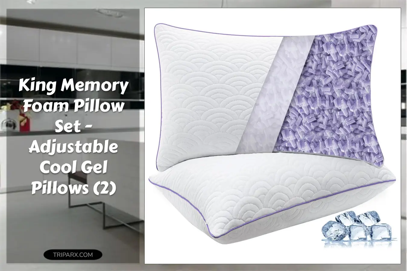 MOLCLCUY_Memory_Foam_Pillows_King_Size_Set_of_2_Adjustable_Cool_Pillow_for_Side_Back_Stomach_Sleepers_Luxury_Gel_Pillow_with_Washable_Cover