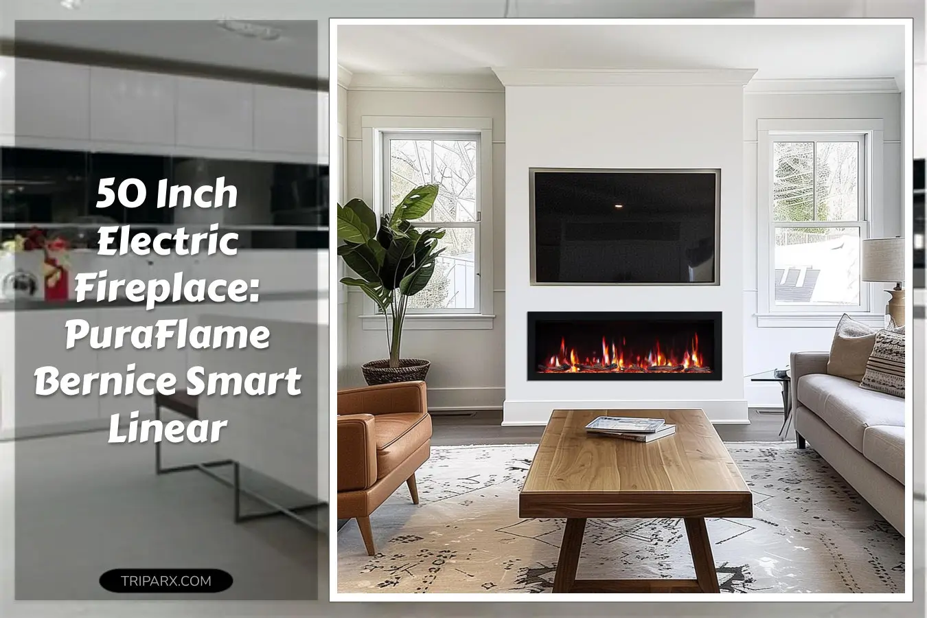 PuraFlame_Bernice_50_Inch_Smart_Linear_Electric_Fireplace_Clean_Hidden_Vent_Design_Flame_with_9_Colors_Recessed_in-Wall_or_Wall-Mount_or_Free_Standing_Compatible_with_Alexa_and_Google_Assistant