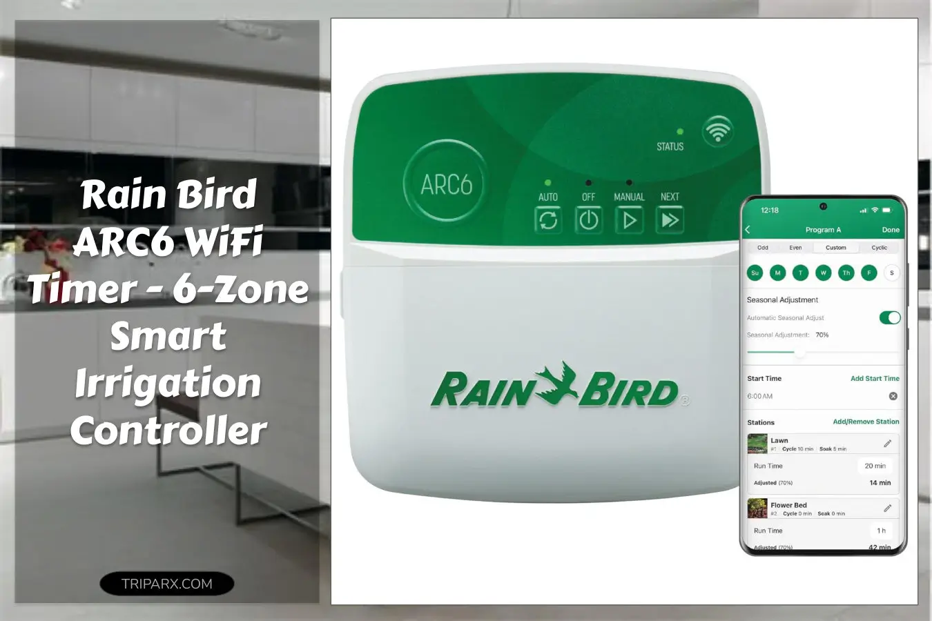 Rain_Bird_ARC6_App_Based_Indoor_Smart_Irrigation_WiFi_Timer_Controller_6_Zone_Station_EPA_WaterSense_Certified_Compatible_with_Alexa