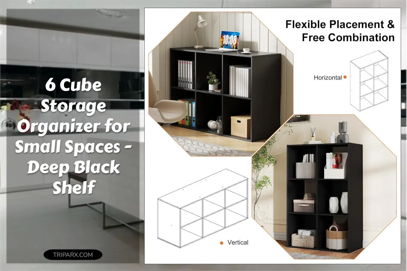 Sweetcrispy_6_Cube_Storage_Organizer_Open_Cube_Bookshelf_Display_Storage_Bookcase_36_inch_Deep_Black
