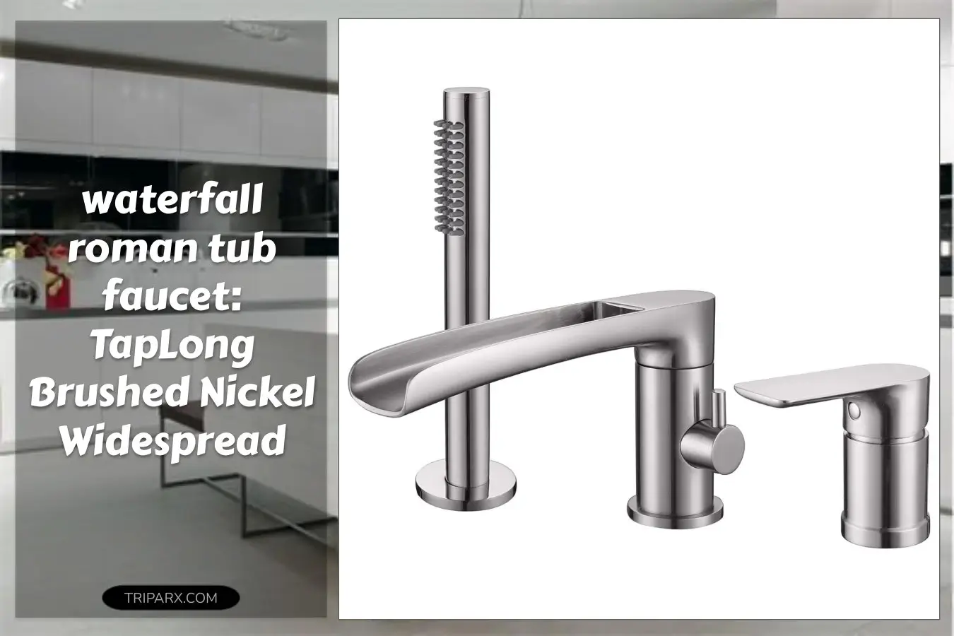 TapLong_Waterfall_Roman_Tub_Faucet_with_Hand_Shower_Widespread_Deck_Mount_Bathtub_Faucet_with_Sprayer_Single-Handle_3-Holes_Bathtub_Shower_Faucet_Set_Brushed_Nickel_03119BN
