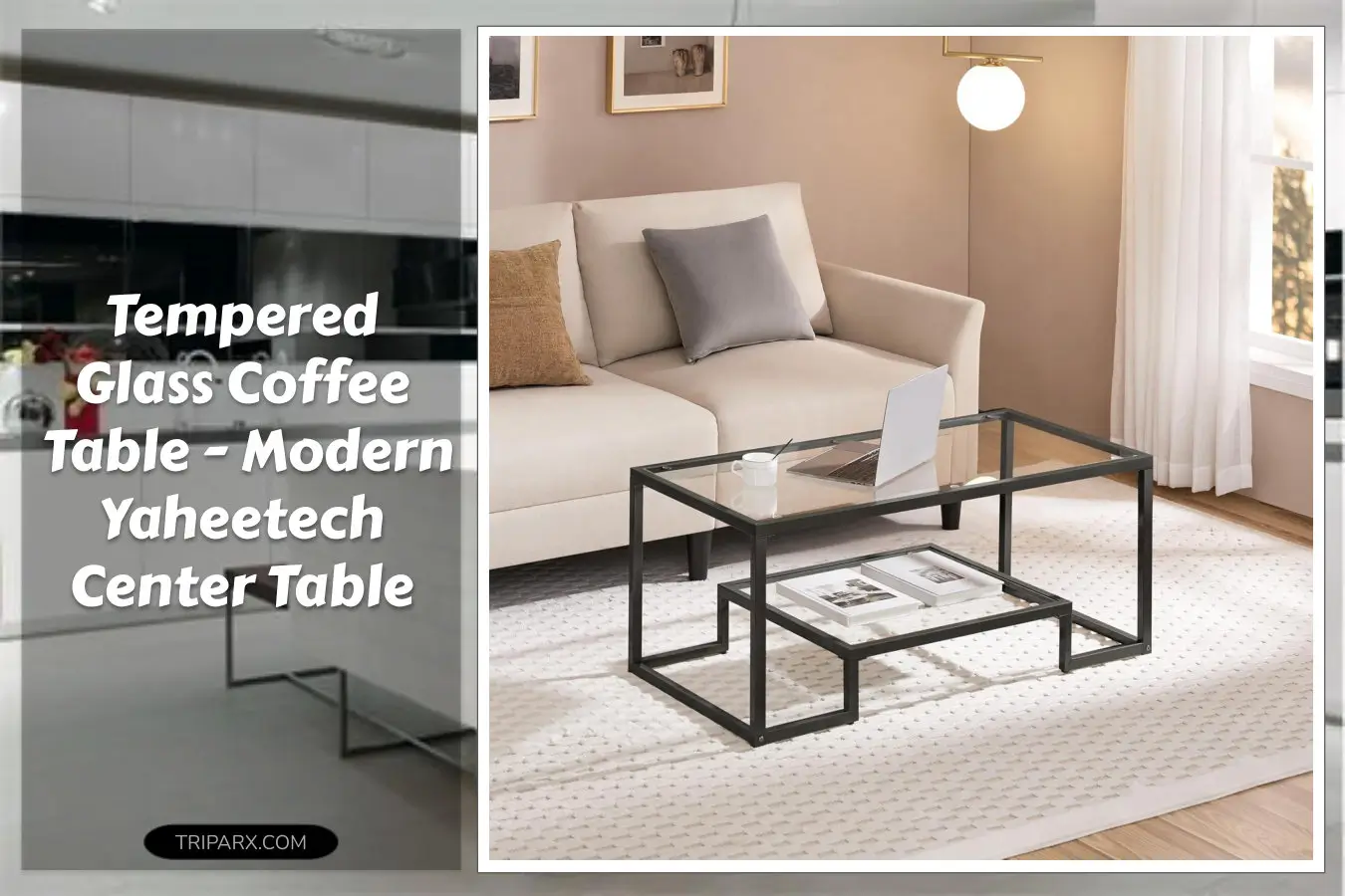Yaheetech_Coffee_Table_Tempered_Glass_Modern_Simple_Center_Table_Geometric_Metal_Frame_Easy_Assembly_Open_Storage_Shelf_Black