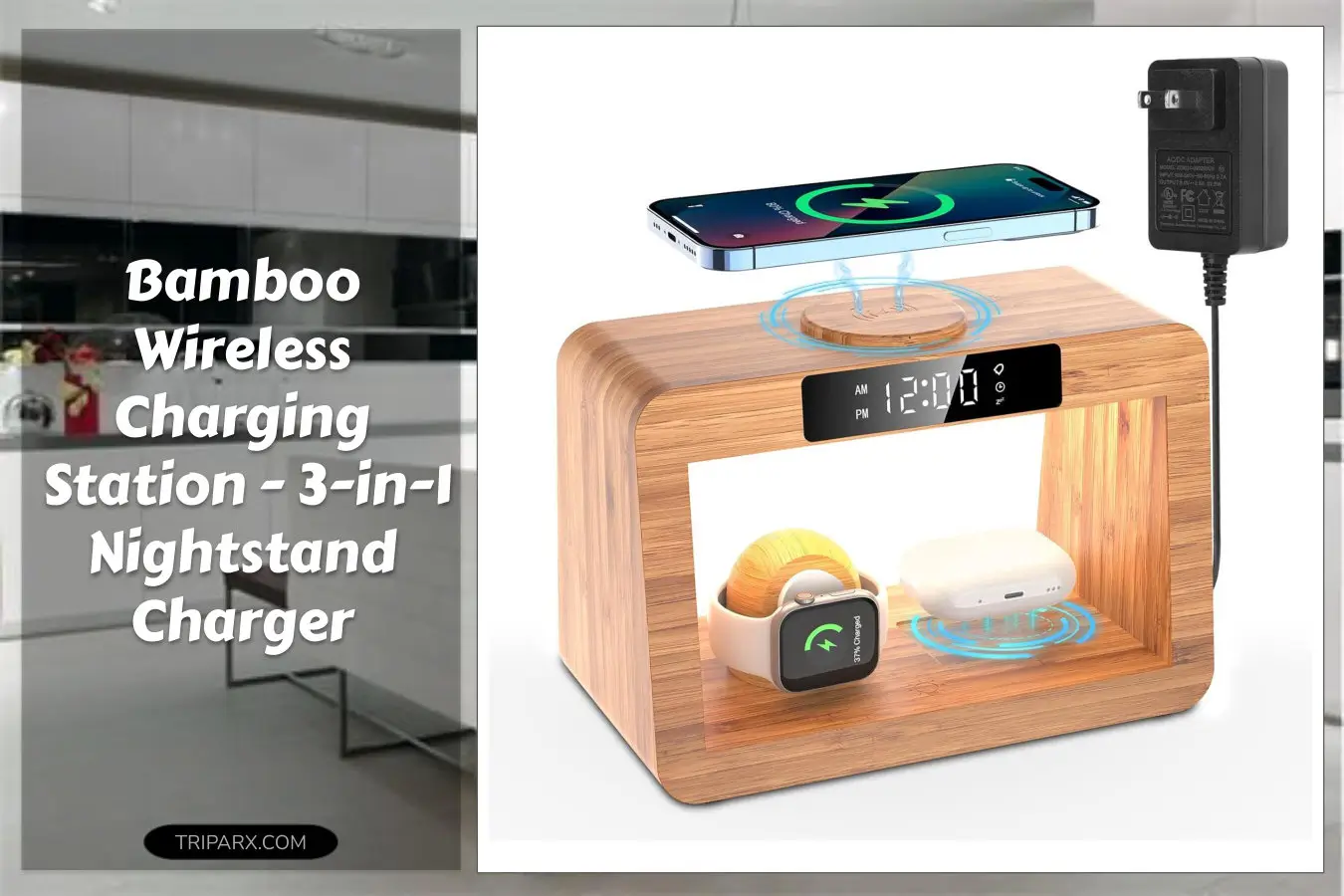 bamboo-wireless-charging-station-multiple-devices-night-light-alarm-clock-3-in-1-apple-iphone-iwatch-airpods-pro-multi-charger-station