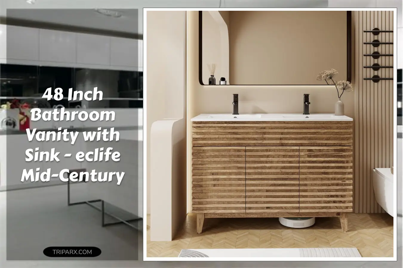 eclife_48_Bathroom_Vanity_with_Sink_Combo_Mid_Century_Freestanding_Cabinet_with_Wood_Stripes_Decor_Adjustable_Shelf_Undermount_Sink_Faucet_Drain_Light_Walnut