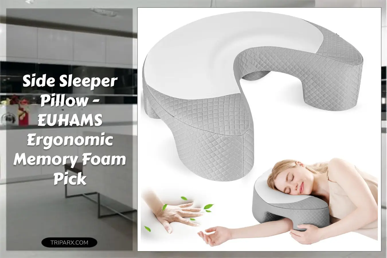 euhams_side_sleeper_pillow_ergonomic_memory_foam_shoulder_pillow_with_arm_holes_for_neck_shoulder_rotator_cuff_pain_relief_arm_support_pillows_for_adults_ideal_for_left_right_side_sleepers_grey