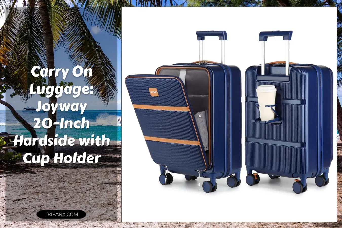 joyway_carry_on_luggage_airline_approved_front_pocket_hardside_20_inch_travel_luggages_cup_holder_carry_on_suitcase_spinner_wheels_men_women_blue_20_inch
