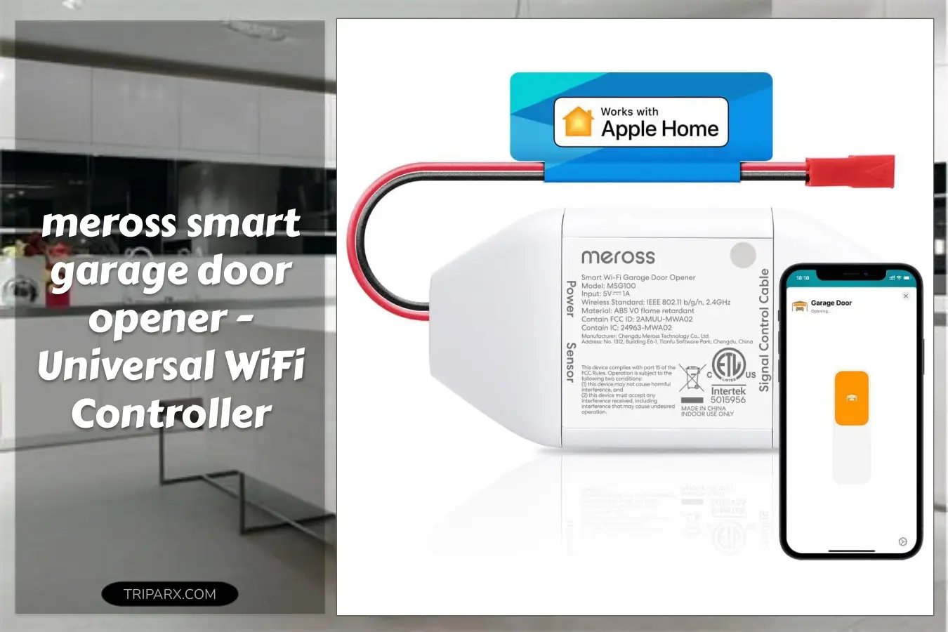 meross_smart_garage_door_opener_remote_compatible_with_apple_homekit_amazon_alexa_google_assistant_smartthings_siri_carplay_and_android_universal_wifi_garage_controller_no_hub_required