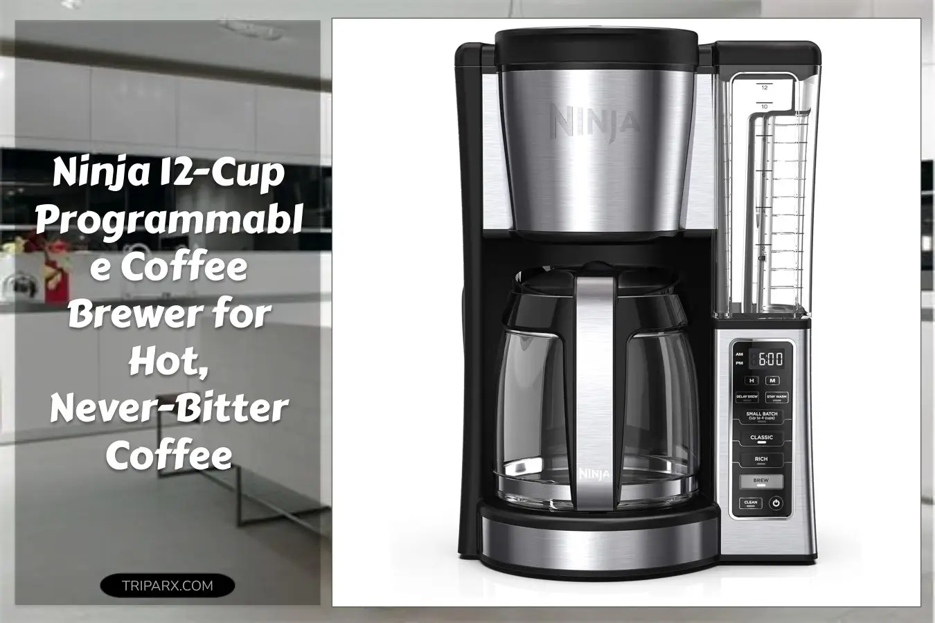 ninja-12-cup-programmable-coffee-brewer-2-brew-styles-adjustable-warm-plate-60oz-water-reservoir-delay-brew-black-stainless-steel