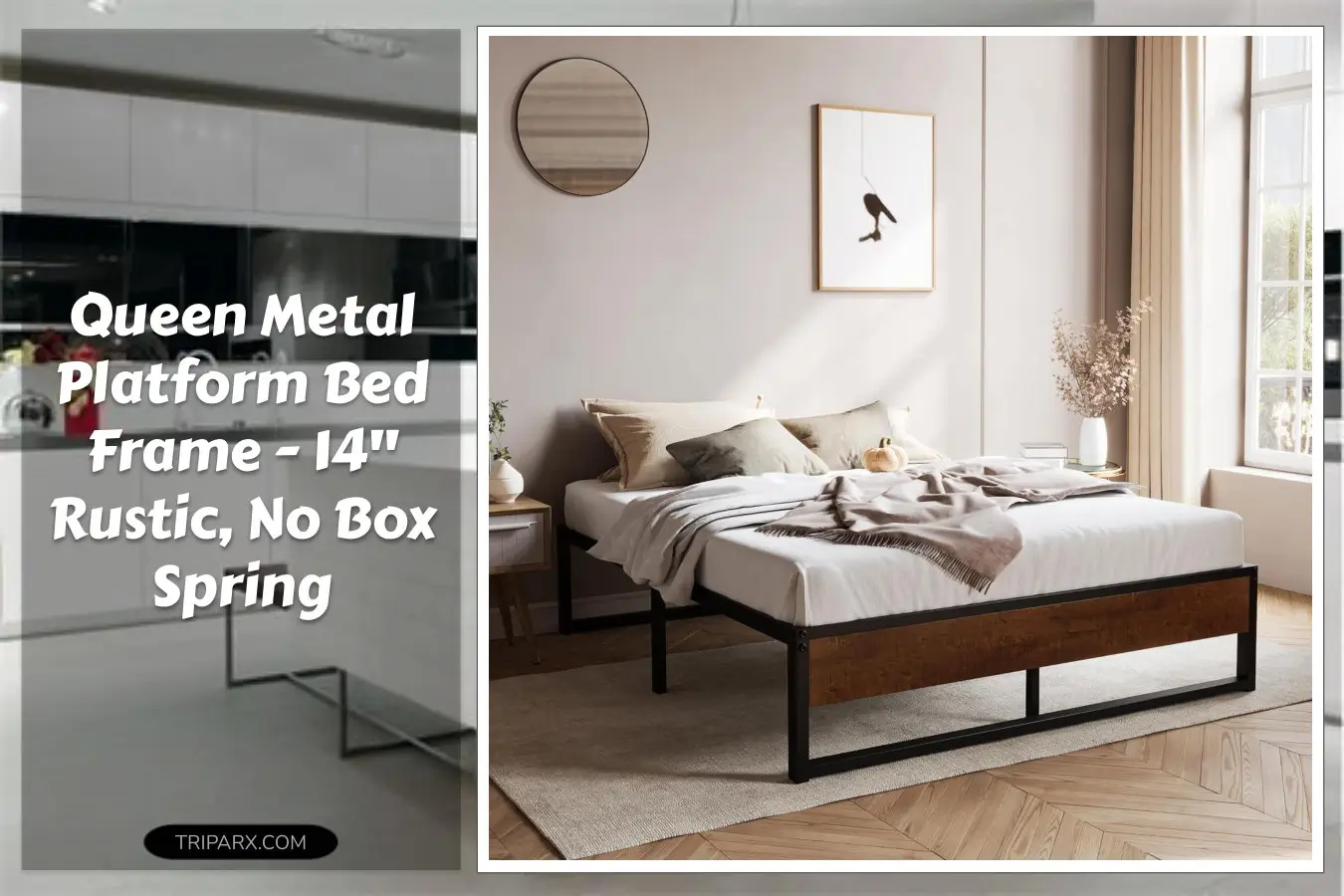 sha-cerlin-14-queen-size-metal-platform-bed-frame-with-rustic-wood-reverse-holes-ample-under-bed-storage-space-mattress-foundation-no-box-spring-needed-easy-assembly