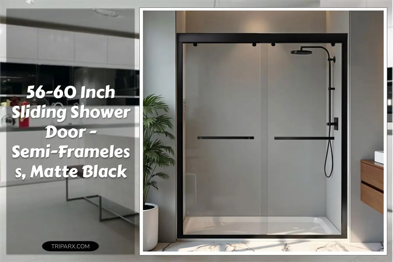 shower-door-56-60-w-x-72-h-semi-frameless-sliding-glass-shower-door-1-4-6mm-sgcc-tempered-glass-bathroom-sliding-door-matte-black-finish-304-stainless-steel-hardware