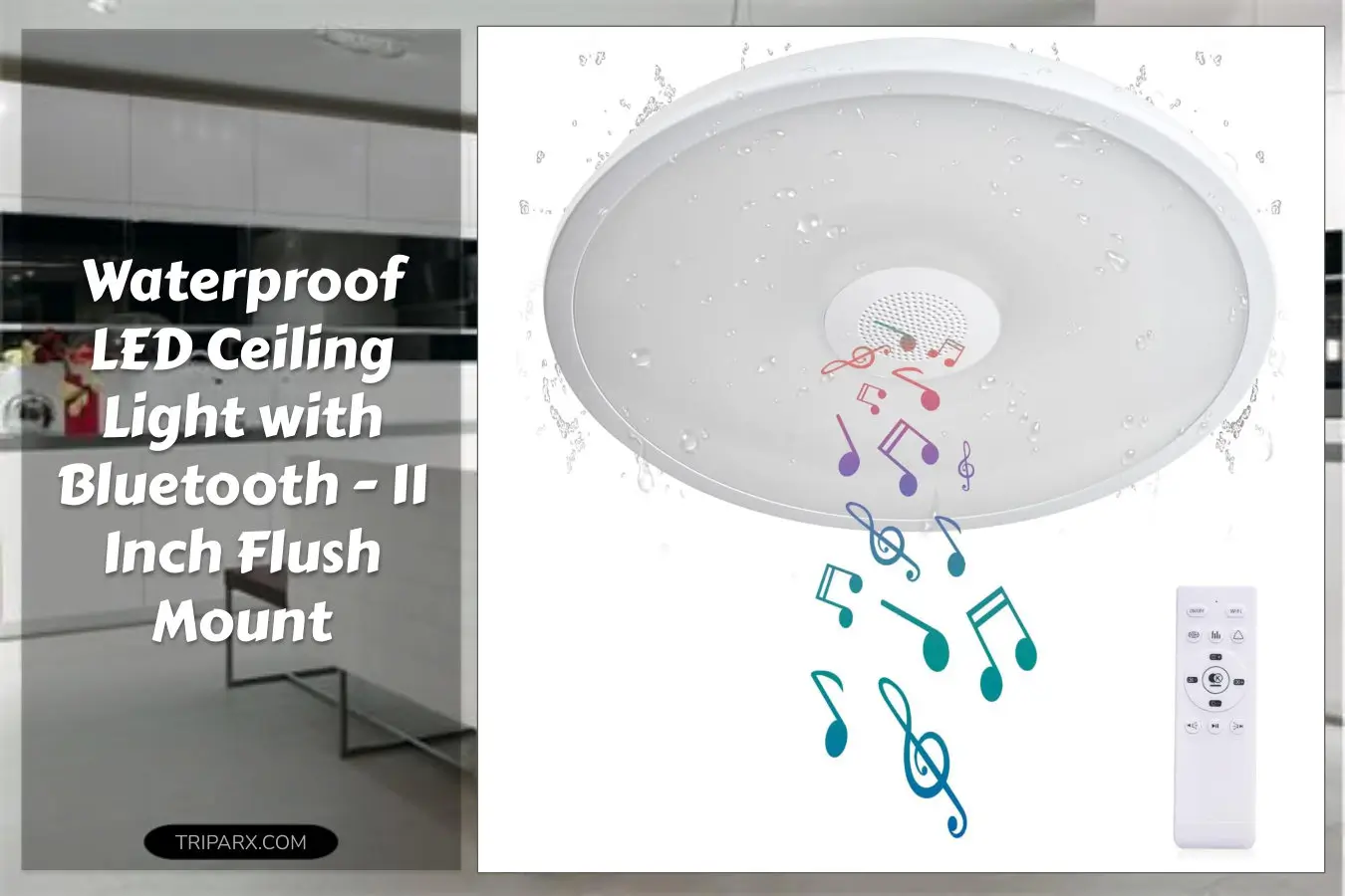 smart-waterproof-led-flush-mount-ceiling-light-fixture-with-bluetooth-speaker-11-inch-18-watt-dimmable-music-lamp-rgb-color-changing-light-with-remote-control-for-bathroom-shower-bedroom