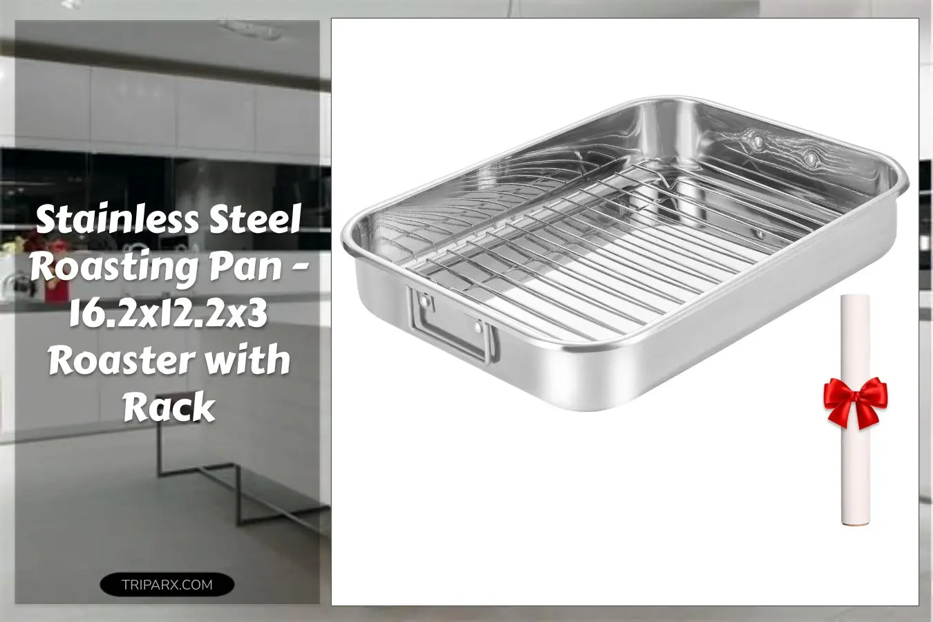 stainless_steel_roasting_oven_pan_roaster_pans_with_rack_handles_16_2_12_2_3_inches_kitchen_baking_appliances_for_turkey_chicken_beef_kitchen_cookware_gifts_for_women_homeowner
