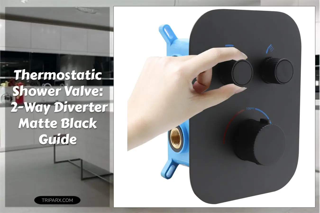 thermostatic-shower-valve-shower-diverter-2-way-shower-valve-with-temperature-control-shower-mixing-adjustable-flow-diverter-matte-black