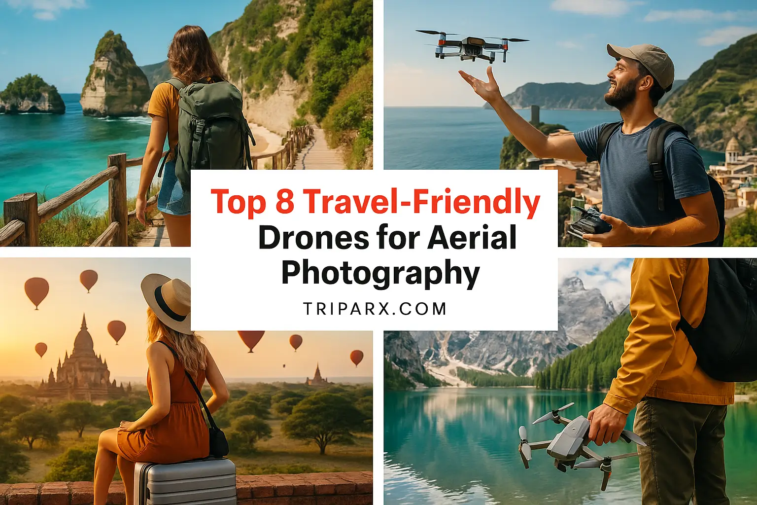 Top 8 Travel-Friendly Drones for Aerial Photography