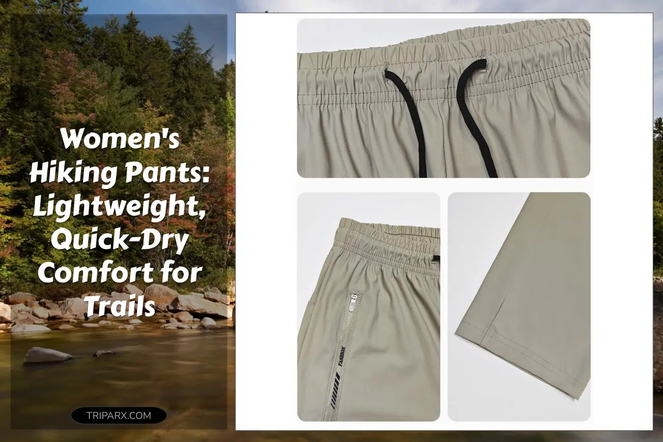 womens-outdoor-hiking-pants-lightweight-comfortable-breathable-quick-dry-stretchy-running-athletic-pants-with-zipper-pocket