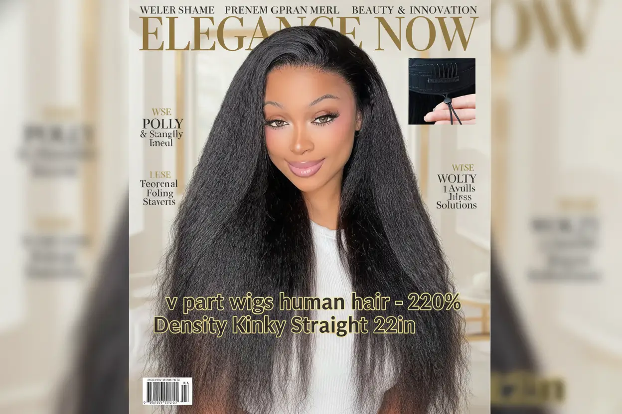 220percent-Density-V-Part-Wigs-Human-Hair-with-Drawstring-Kinky-Straight-Upgrade-U-Part-Human-Hair-Wigs-for-Women-Glueless-Clip-in-Half-Wigs-Human-Hair-Magic-Leave-out-270g-22inch-1B-Natural-Black