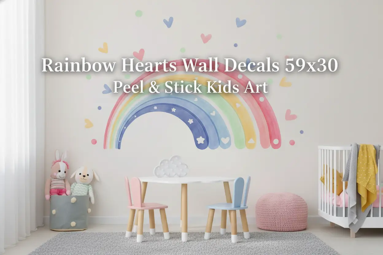 59x30-rainbow-hearts-wall-decals-for-girls-room-watercolor-rainbow-wall-stickers-peel-and-stick-wall-art-decor-for-kids-toddlers-bedroom-playroom-classroom