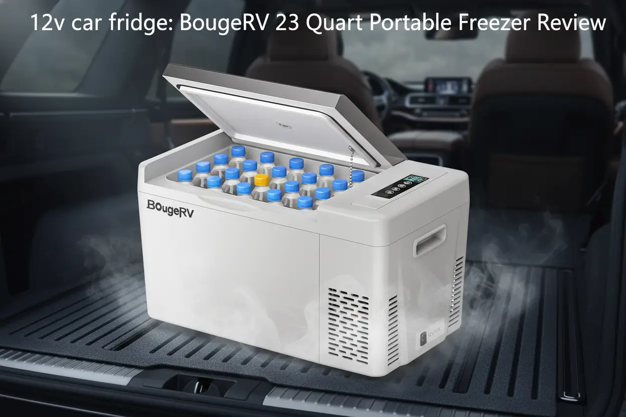 BougeRV_12_Volt_Refrigerator_12V_Car_Fridge_23_Quart_Portable_Freezer_Compressor_Cooler_12_24V_DC_110_240_Volt_AC_for_Truck_Van_RV_Camper_SUV_Travel_Camping_Road_Trips_Tailgating_-8_to_50_F