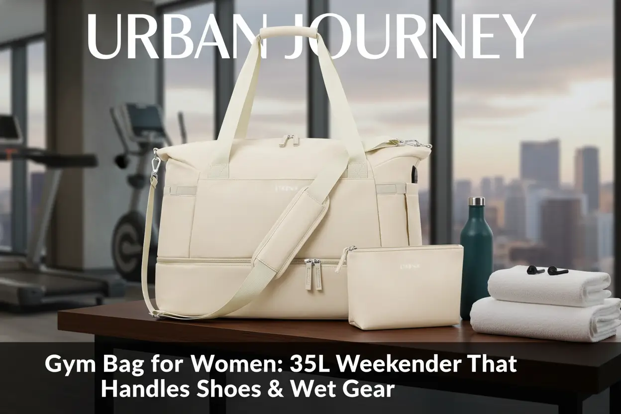 ETRONIK_Gym_Bag_for_Women_Personal_Item_Travel_Bag_with_Shoes_Compartment_Weekender_Overnight_Duffel_Bag_with_Wet_Pocket_USB_Charging_Port_Carry_On_Bag_for_Women_Travel_Gym_Weekend_Beige