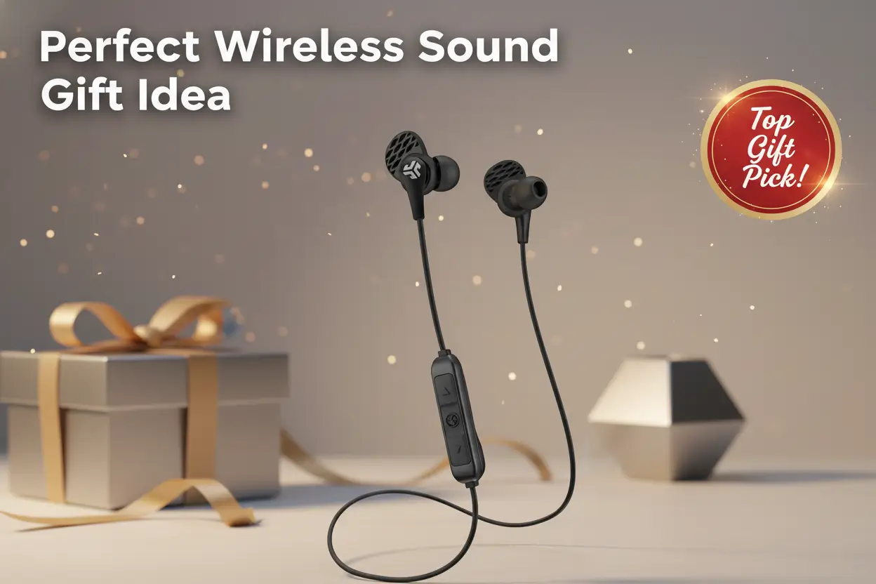 JLab_JBuds_Pro_Black_Titanium_10mm_10_Hour_Battery_Bluetooth_4_1_Music_Controls_Noise_Isolation_Extra_Gel_Tips_Cush_Fins