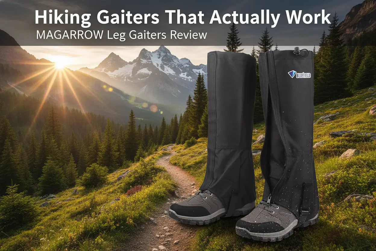 MAGARROW_Leg_Gaiters_Hiking_Snow_Boot_Gaiter_Outdoor_Waterproof_Gaiters_Shoes_Cover_Oxford_Fabric