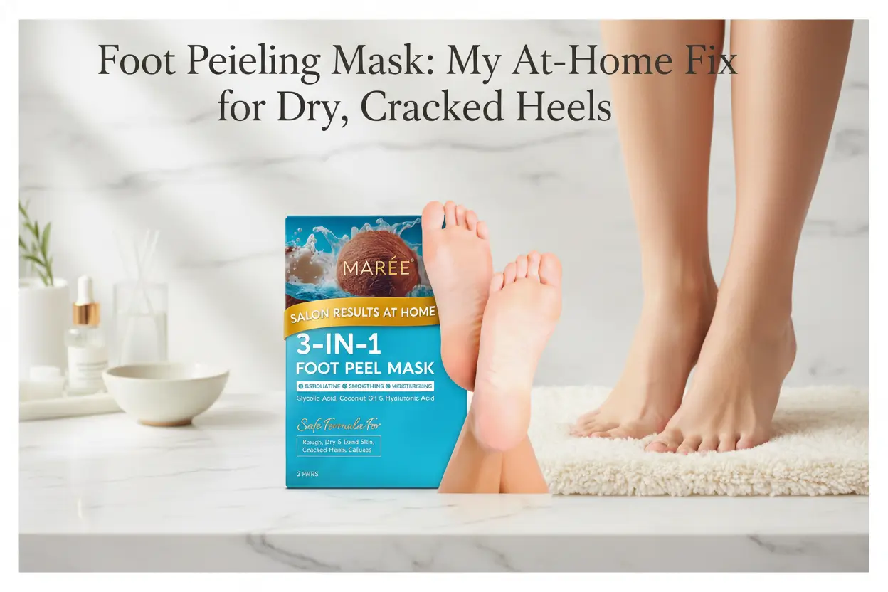 MAREE_Foot_Peeling_Mask_3in1_Foot_Mask_for_Dry_Cracked_Feet_Callus_Remover_Dead_Skin_Exfoliating_Foot_Peel_Mask_with_Glycolic_Acid_Moisturizing_Socks_for_Men_Spa_Self_Care_Gifts_for_Women