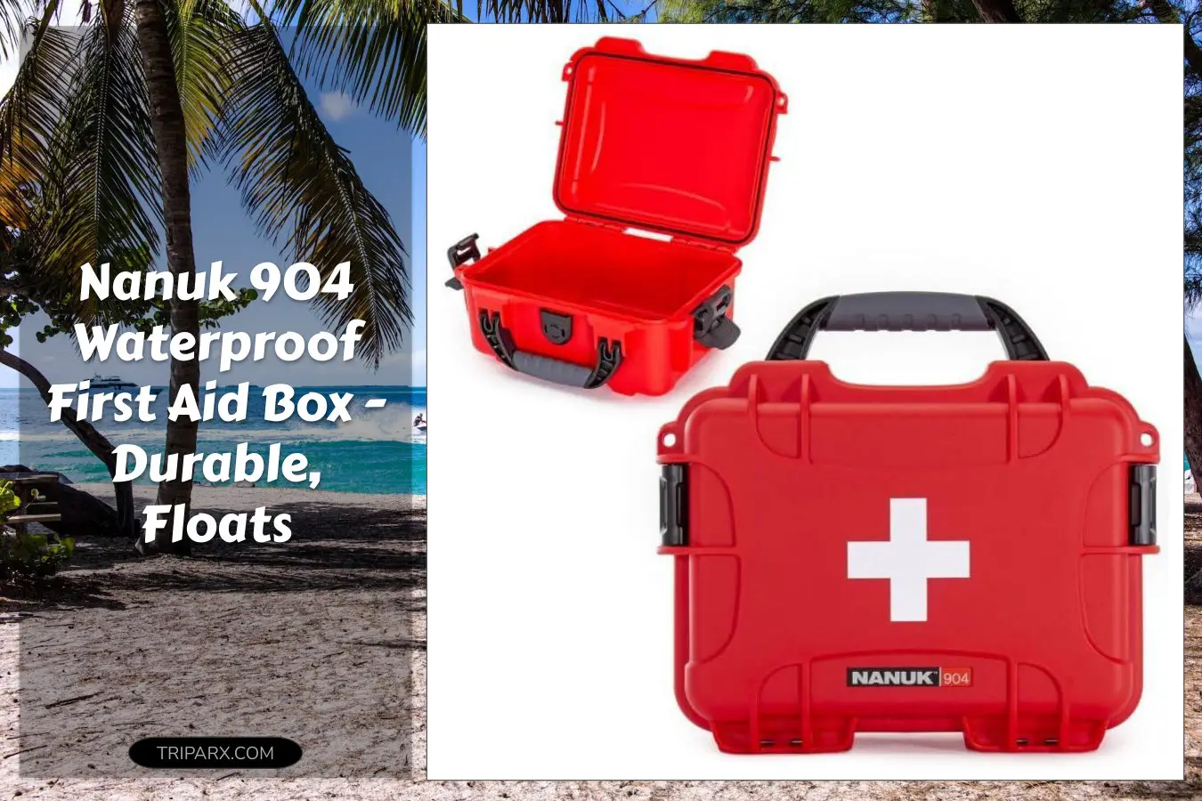 NANUK_904_Waterproof_First_Aid_Box_Empty_Durable_Medical_First_Aid_Organizer_Case_IP67_Rated_Dustproof_Impact_Resistant_and_Floats_8_4_x_6_0_x_3_7_Red