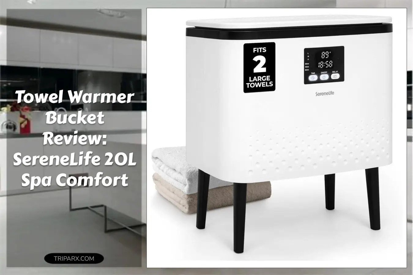 SereneLife_Rectangular_Towel_Warmer_Bucket_20L_Large_Capacity_Hot_Towel_Warmer_Bathroom_Stainless_Steel_Tub_One_Touch_Operation_Auto_Shut_Off_Fits_2_Towels_Blanket_Black