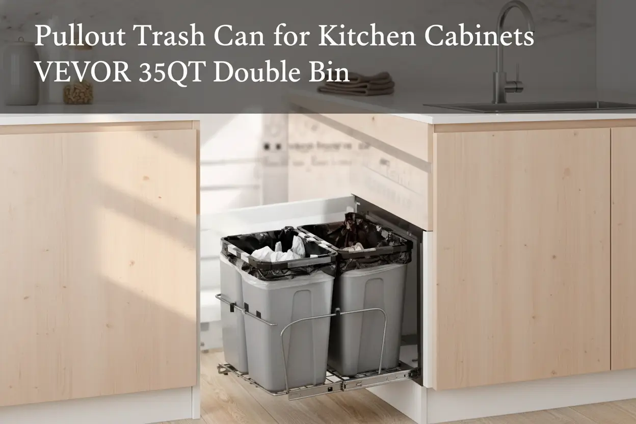 VEVOR_Pullout_Trash_Can_Kitchen_Cabinets_35QT_x2_Double_Under_Sink_Garbage_Waste_Recycling_Bin_Under_Mount_Waste_Container_Heavy_Duty_Metal_Full_Extension_Sliding_System_Handle_Grey