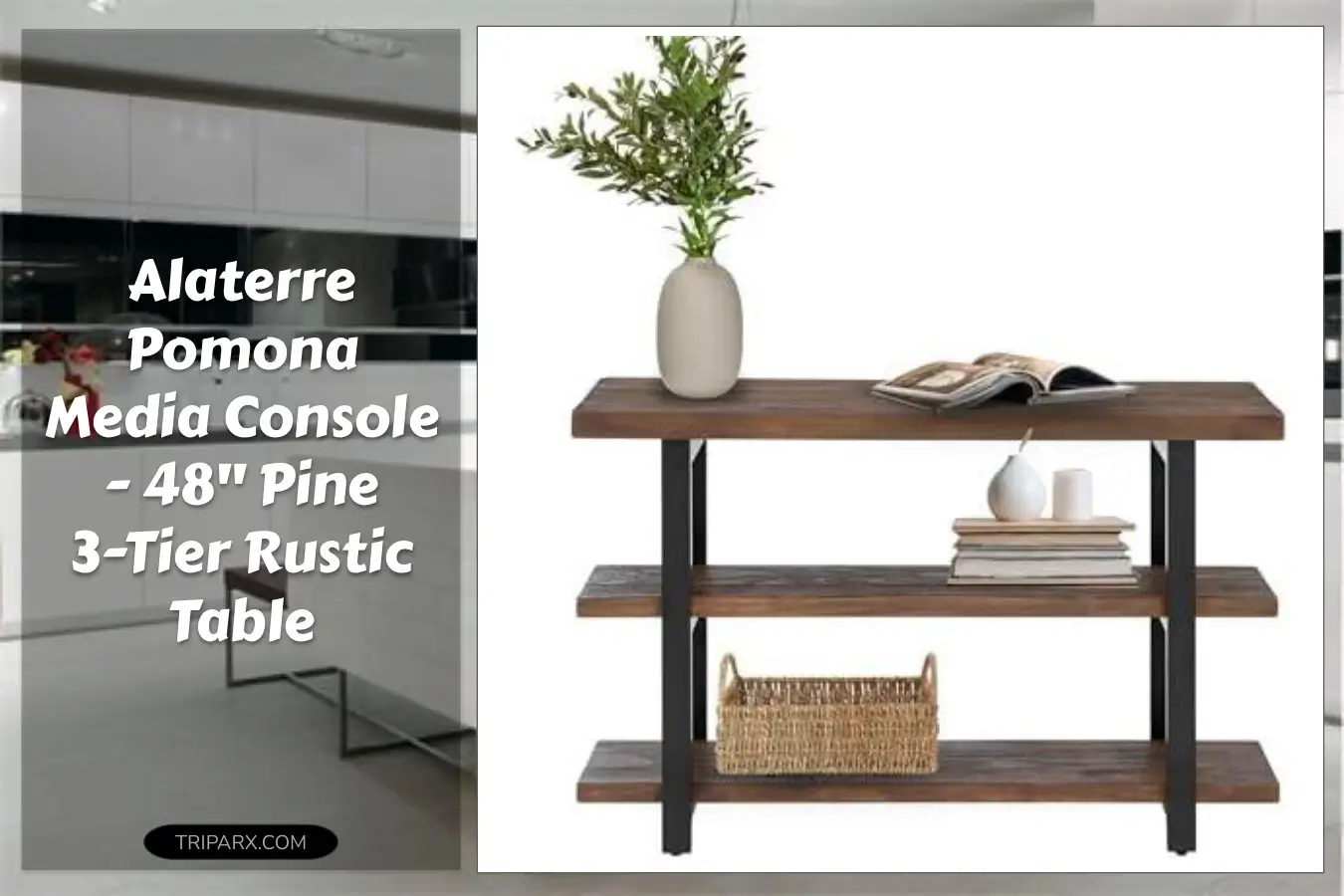 alaterre-furniture-pomona-48-solid-pine-wood-media-console-table-with-2-open-shelves-and-metal-legs-3-tier-storage-display-and-rustic-industrial-accent-furniture-in-natural-finish