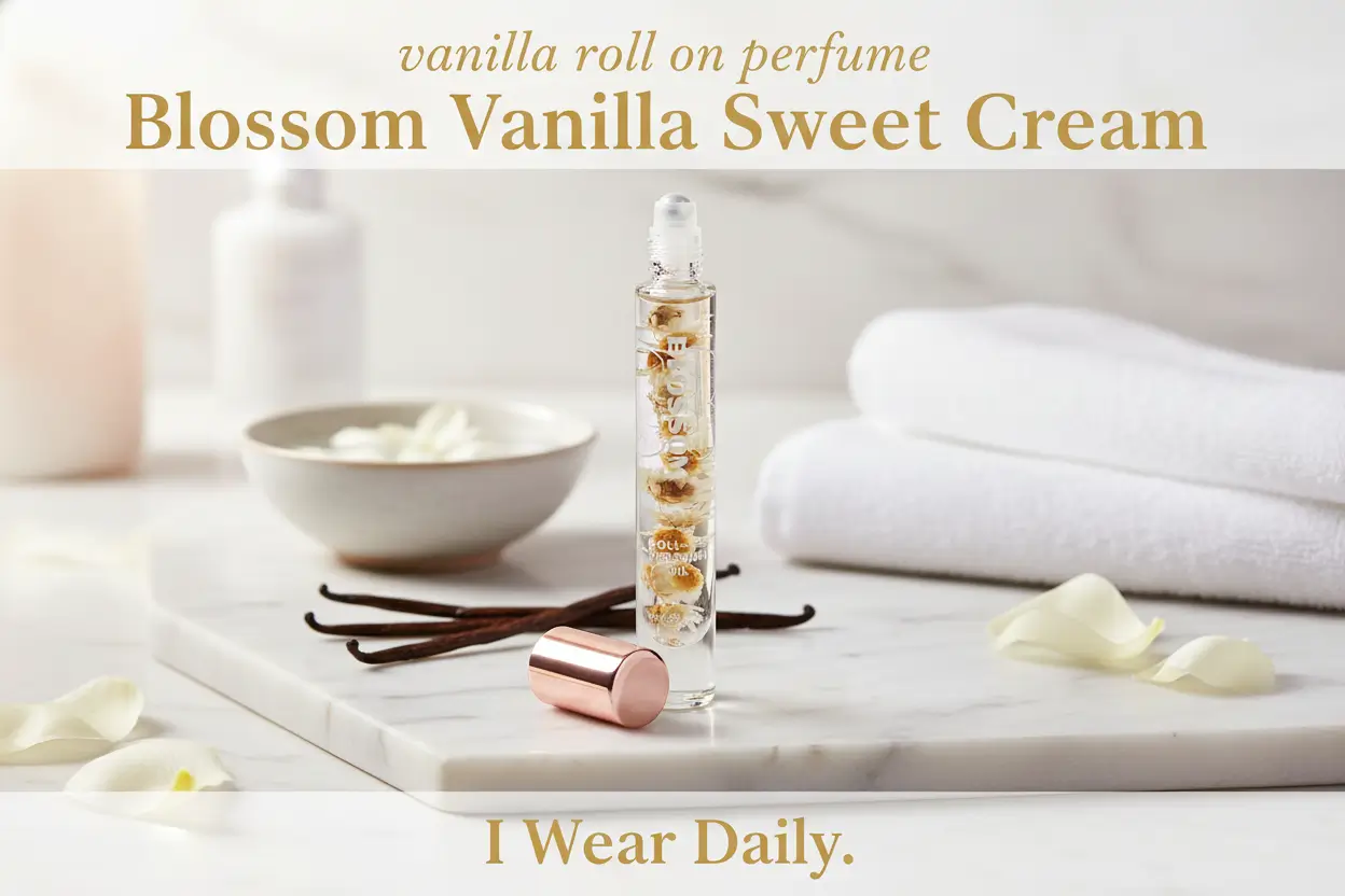 blossom_roll_on_perfume_for_women_alcohol_free_gourmand_rollerball_perfume_oil_with_essential_oils_infused_with_real_flowers_made_in_usa_0_20oz_vanilla_cream_sugar_vanilla_sweet_cream