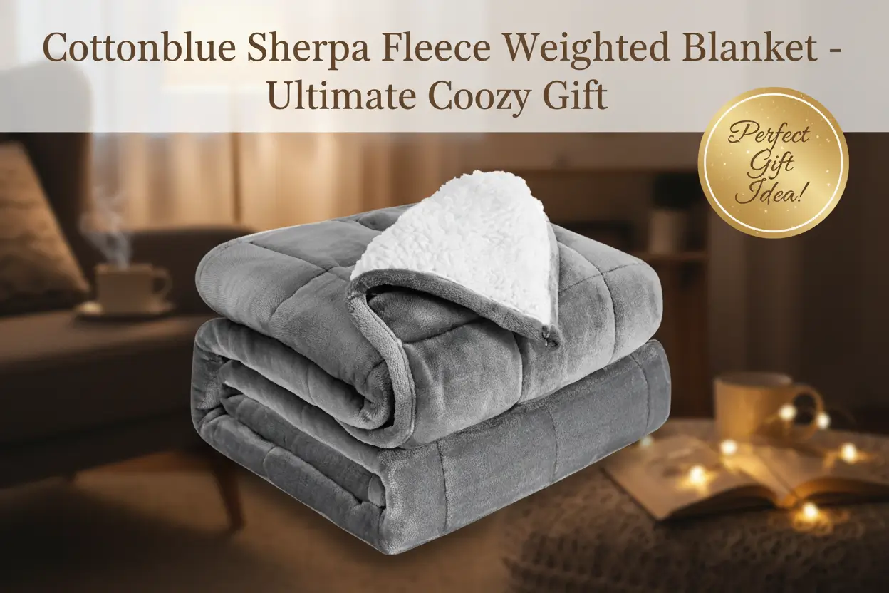 cottonblue-sherpa-fleece-weighted-blanket-15-pounds-queen-size-60x80-heavy-weighted-blankets-for-adults-perfect-for-150-210-lbs-soft-cozy-fuzzy-blankets-60x80-inches-idea-gifts-gray