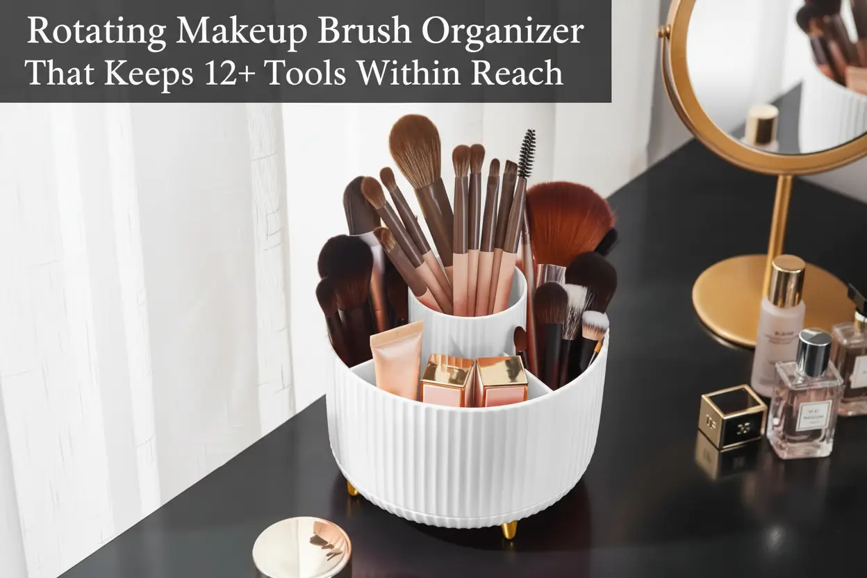 diesisa-makeup-brush-holder-organizer-360-rotating-5-slot-cup-white