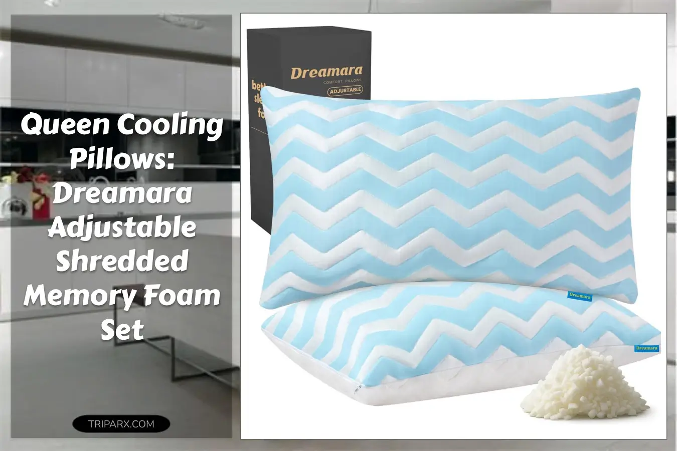 dreamara_cooling_bed_pillows_queen_size_set_of_2_adjustable_loft_shredded_memory_foam_pillows_for_side_back_stomach_sleepers_supportive_breathable_for_hot_sleepers_blue