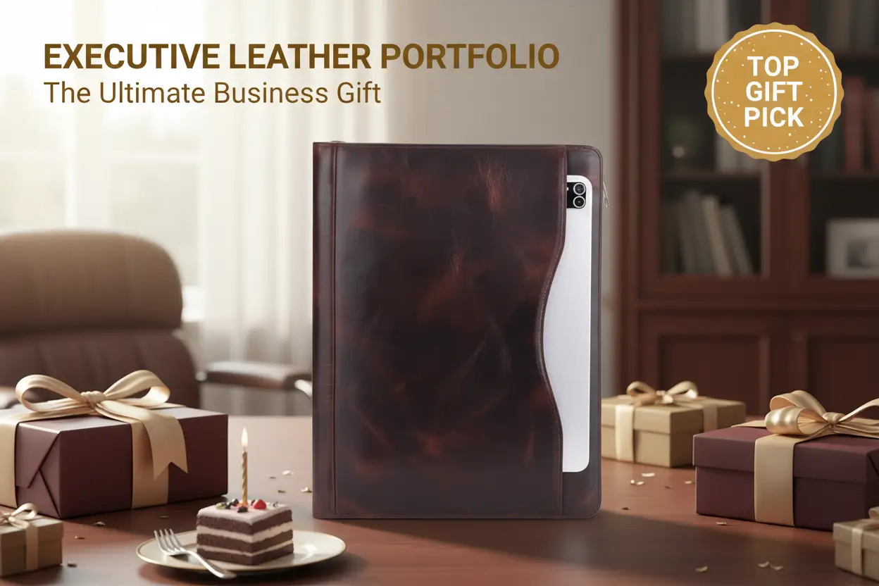 genuine_leather_portfolio_front_pocket_85x11_legal_padfolio_executive_zippered_notebook_organizer_13_inch_laptop_sleeve_business_work_folio_dark_brown_oil_tanned