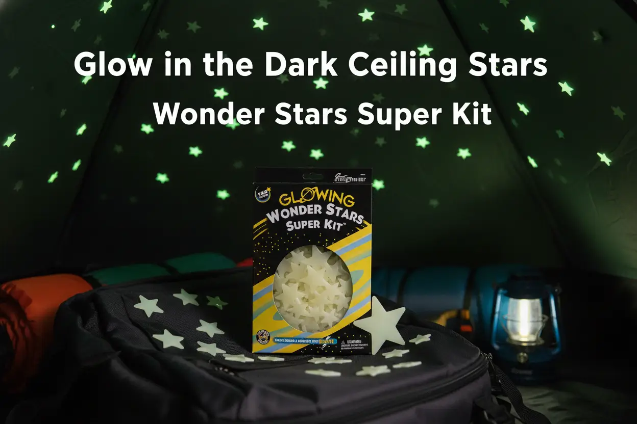 great_explorations_wonder_stars_super_kit_glow_in_the_dark_ceiling_stars_150_pieces_in_4_sizes_reusable_sizes