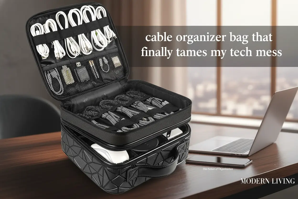 matein_cable_organizer_bag_waterproof_travel_electronic_storage_shockproof_portable_double_layer_tech_bags_carrying_case_for_cord_earbuds_charger_sd_card_dj_gifts_black