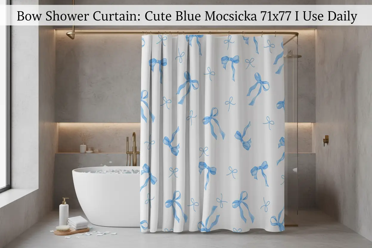 mocsicka_bow_shower_curtain_coquette_cute_shower_curtains_bathroom_modern_aesthetic_fabric_shower_curtain_set_hooks_71x71_inch_blue_71x71_inch