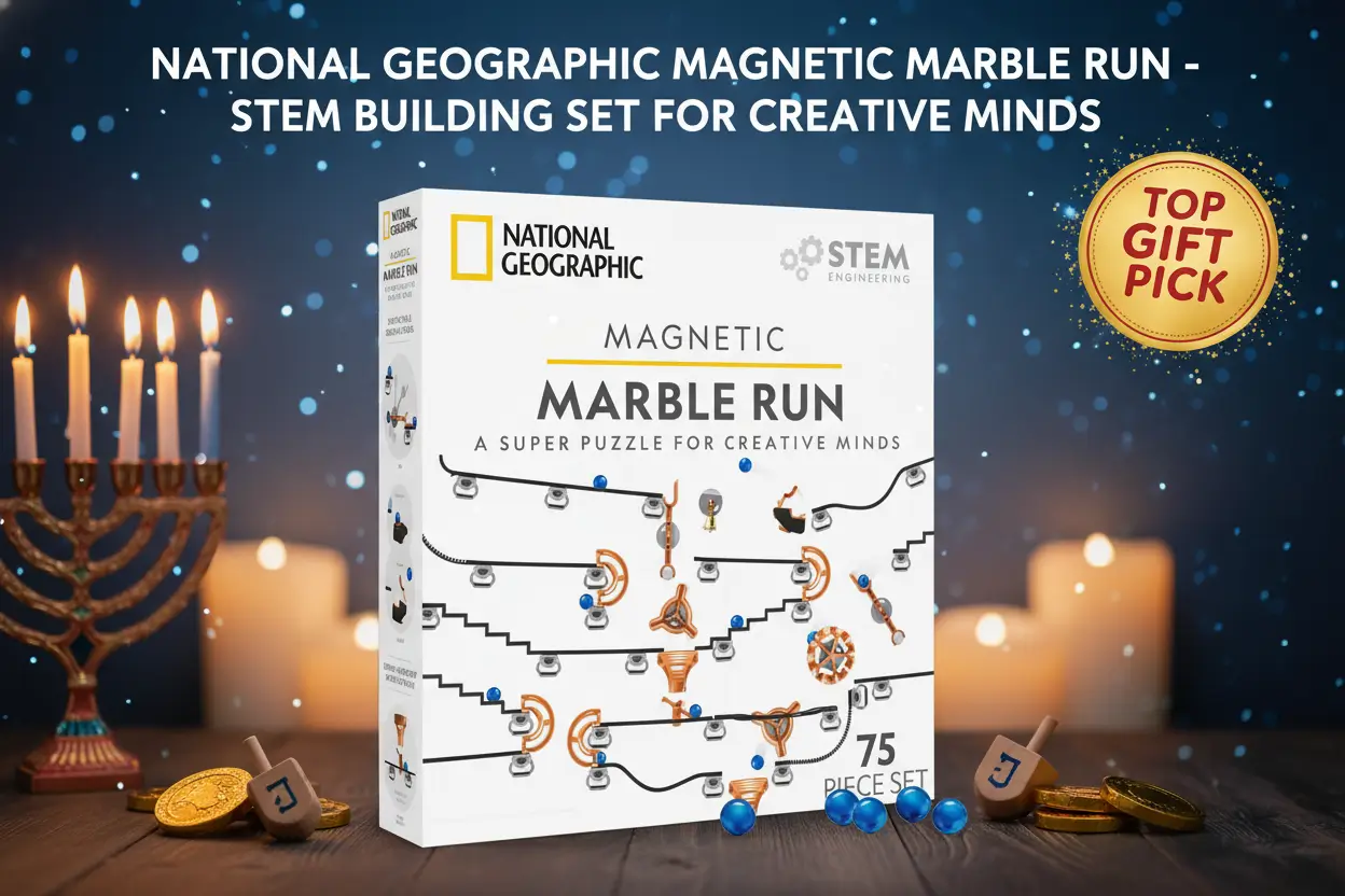 national_geographic_magnetic_marble_run_75_piece_stem_building_set_for_kids_and_adults_with_magnetic_track_and_trick_pieces_and_marbles_for_building_a_marble_maze_stem_project